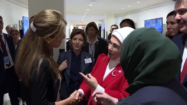 Emine Erdoğan BM'de Türkiye'nin Sıfır Atık tecrübesini anlattı (1) - NEW