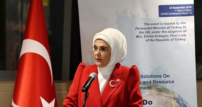 Emine Erdoğan BM'de Türkiye'nin Sıfır Atık tecrübesini anlattı