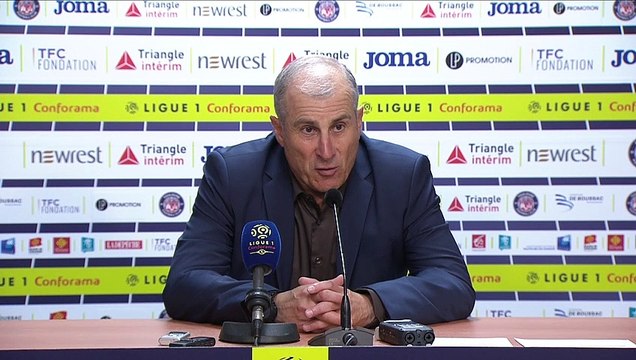 C'est un non match de l'équipe , la réaction d'Alain Casanova après TFC/Angers