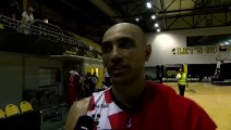 Karim Atamna après la défaite d'Aix Maurienne contre Fos Provence Basket