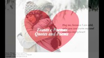 Hug me, I am cold, only you can warm my empty heart [Quotes and Poems]