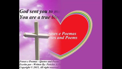 God sent you to me, a true blessing [Quotes and Poems]