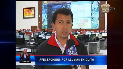 Torrencial lluvia y granizada dejó heridos y viviendas afectadas en Quito