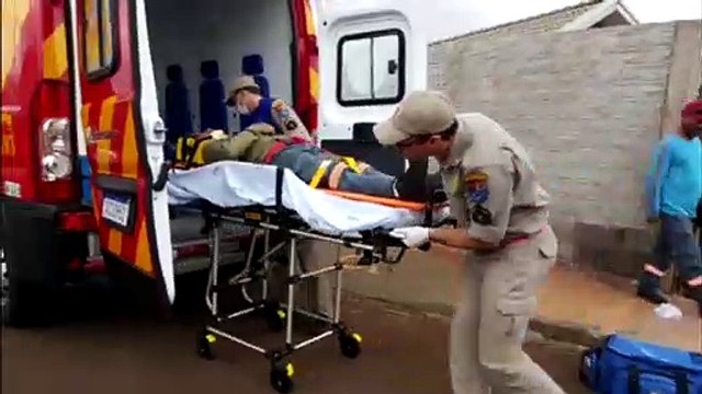 Trabalhador sofre queda de três metros enquanto realizava manutenção na rede de telefonia