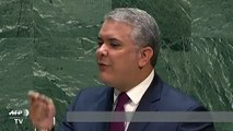 Duque pide a ONU denunciar apoyo de Venezuela a grupos armados colombianos