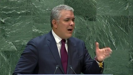 Duque pide a ONU denunciar apoyo de Venezuela a grupos armados colombianos