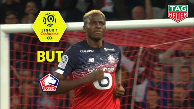But Victor OSIMHEN (43ème) / LOSC - RC Strasbourg Alsace - (2-0) - (LOSC-RCSA) / 2019-20