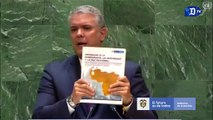 Duque presenta en la ONU pruebas del apoyo del régimen de Maduro a las guerrillas