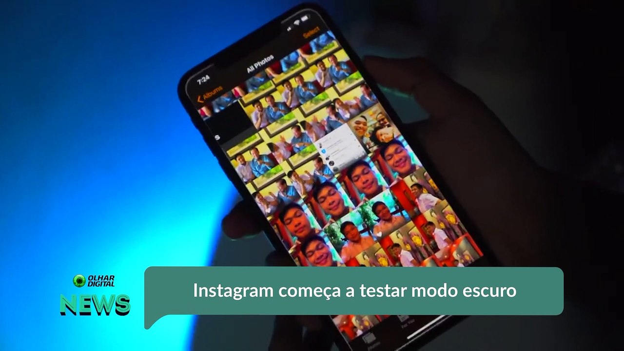 Instagram começa a testar modo escuro