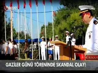 Sunucu başörtülü diye töreni terk ettiler!