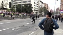 Kolombiya'da öğrencilerle polis çatıştı