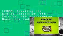 [FREE] Cracking the Coding Interview, 6th Edition: 189 Programming Questions and Solutions