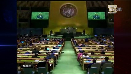 Presidente Moreno interviene en la Asamblea General de Naciones Unidas