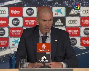 6e j. - Zidane évoque la gestion de son effectif