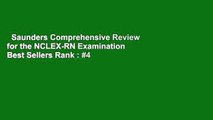 Saunders Comprehensive Review for the NCLEX-RN Examination  Best Sellers Rank : #4