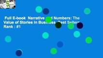 Full E-book  Narrative and Numbers: The Value of Stories in Business  Best Sellers Rank : #1