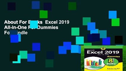 About For Books  Excel 2019 All-in-One For Dummies  For Kindle
