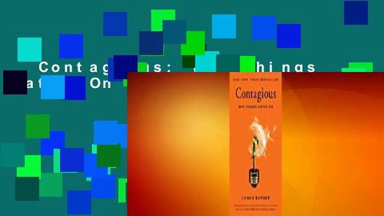 Contagious: Why Things Catch On  Review