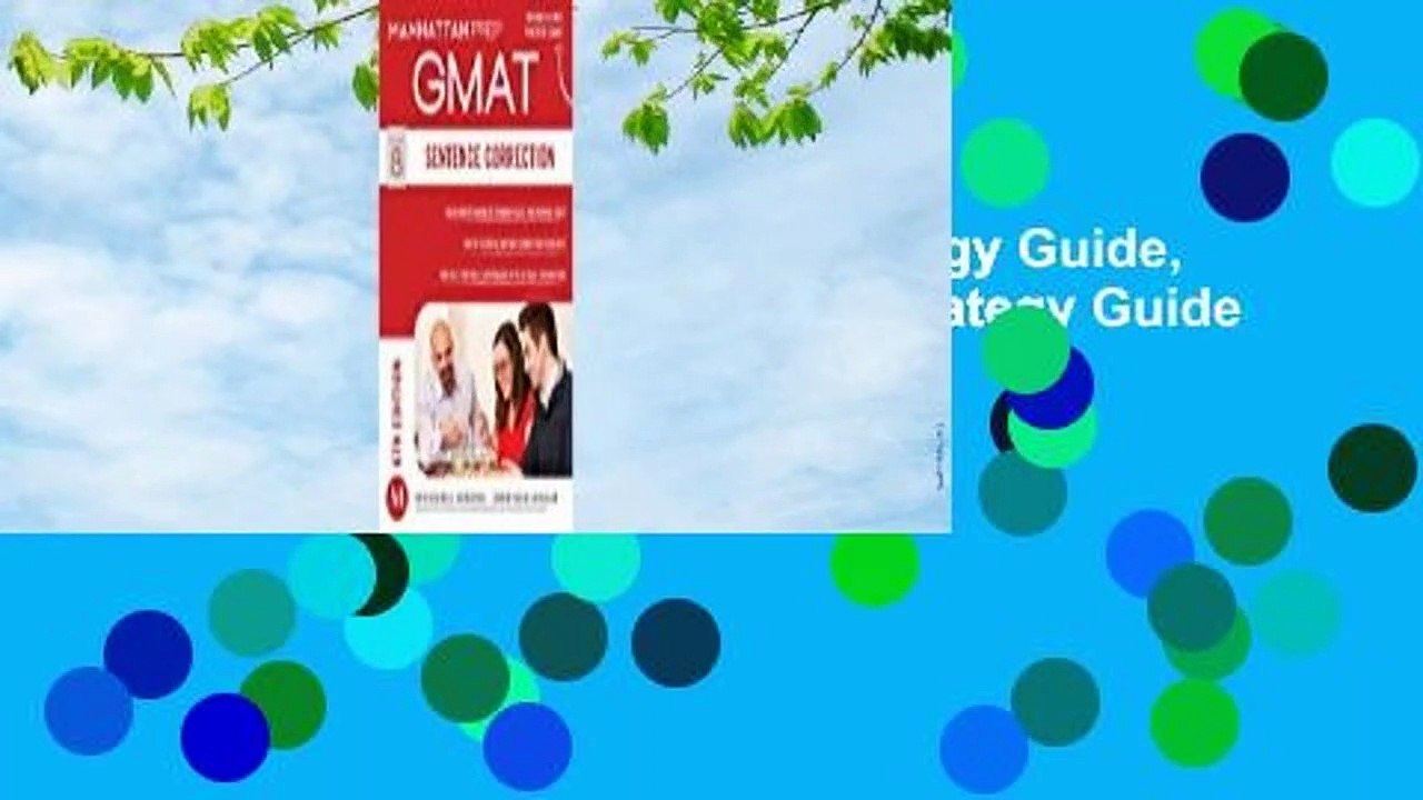 Sentence Correction GMAT Strategy Guide, Sixth Edition (Manhattan GMAT Strategy Guide Series,