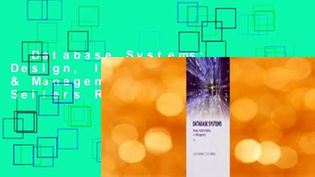 Database Systems: Design, Implementation, & Management Best Sellers Rank : #5