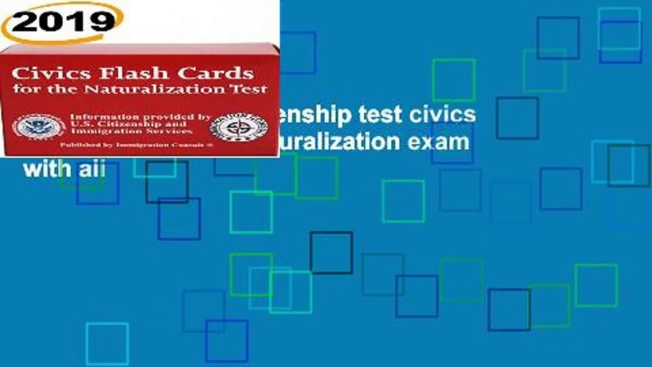 Full version  US Citizenship test civics flash cards for the naturalization exam with all