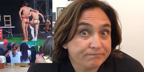 'Barcelona Ciudad sin Ley': Ada Colau autoriza este doble ‘striptease’ en un espectáculo para niños