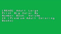 [READ] Adult Large Print Big Color By Number Book: Volume 20 (Premium Adult Coloring Books)