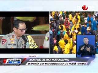 Dampak Demo di DPR RI, 254 Mahasiswa dan 39 Polisi Terluka