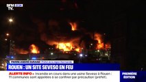 Incendie dans une usine à Rouen: 11 communes sont appelées à se confiner par précaution