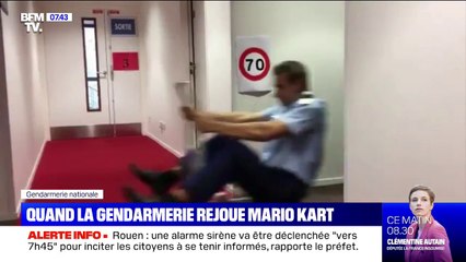 Le drôle de clip de la gendarmerie pour accompagner la sortie du jeu Mario Kart sur smartphone