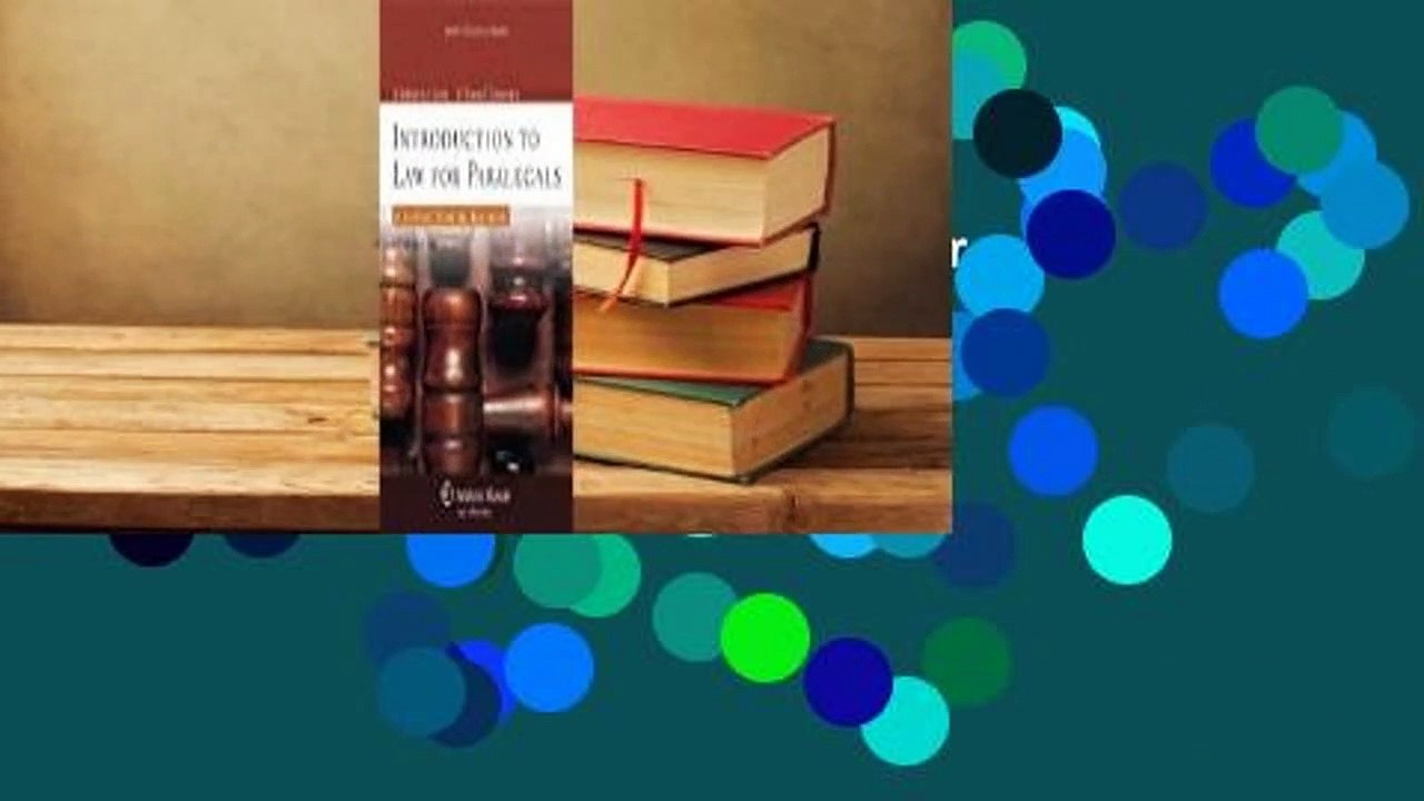 Full E-book  Introduction to Law for Paralegals  Review