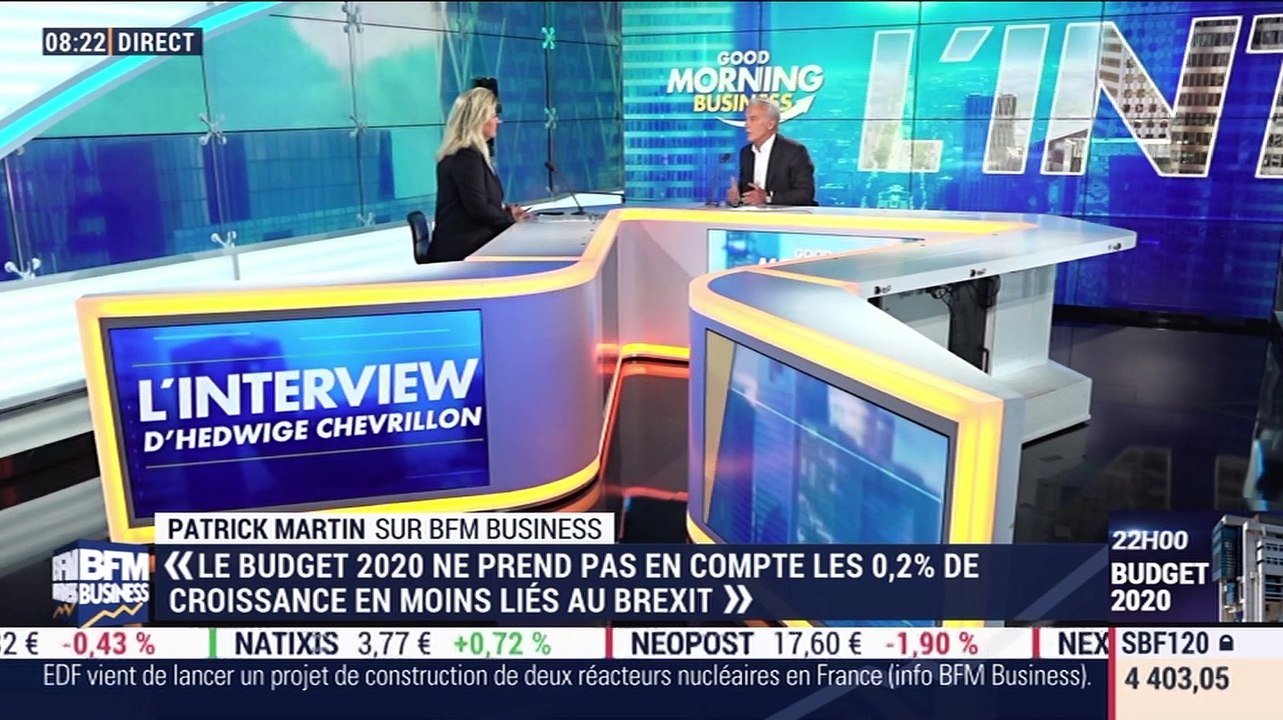 Patrick Martin est l'invité d'Hedwige Chevrillon - 26/09