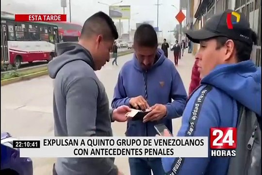 Mininter: expulsan a quinto grupo de venezolanos con antecedentes penales