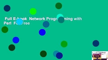 Full E-book  Network Programming with Perl  For Free