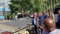 [Vidéo] Des Guinéens accueillent Alpha Condé à New York : ambiance !