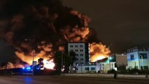 Importante incendio en una planta de productos químicos en Francia