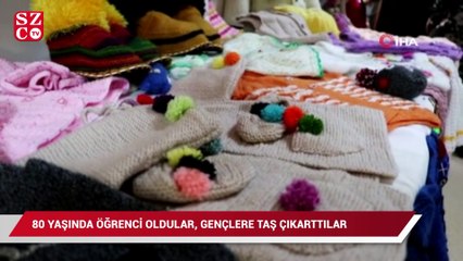 80 yaşında öğrenci oldular, gençlere taş çıkarttılar
