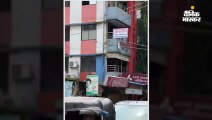पुलिस थाने के सामने की होटल की पांचवीं मंजिल से लगाई मौत की छलांग