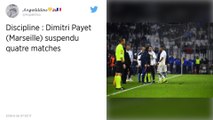 Olympique de Marseille : Dimitri Payet prend 4 matchs de suspension
