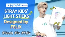 [Pops in Seoul] Stray Kids(스트레이 키즈)'s Cheer Stick Designed by Felix !