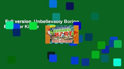 Full version  Unbelievably Boring Bart  For Kindle