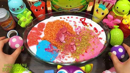 Mixing Random Things into FLUFFY Slime !!! Relaxing with Squishy Satisfying Slime s #544