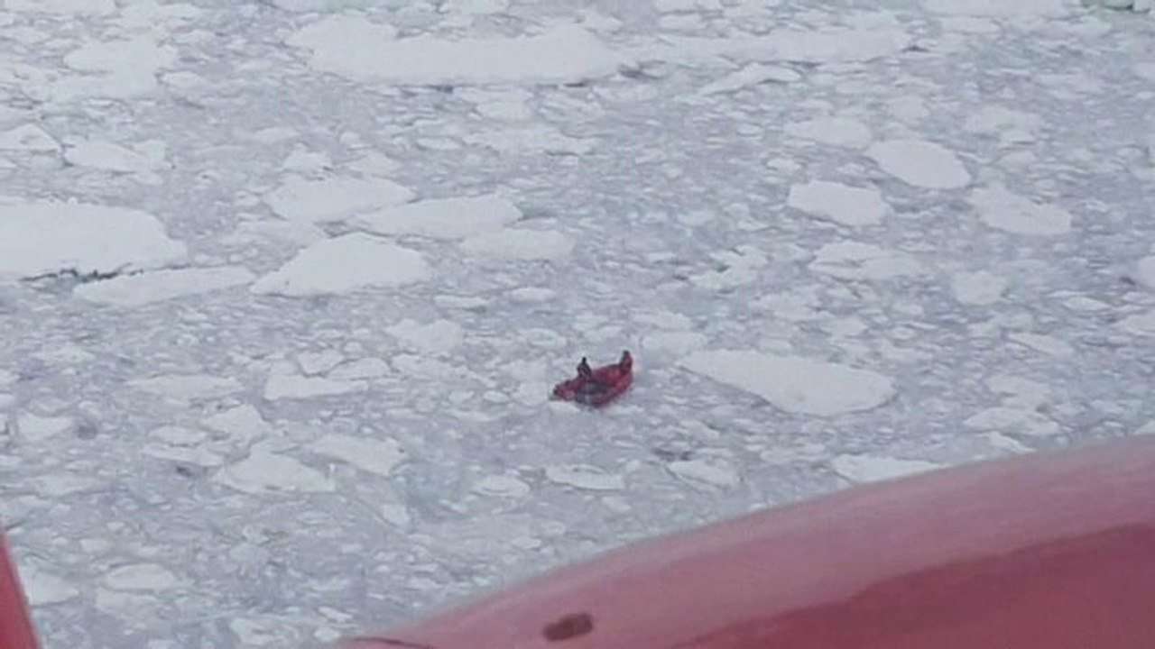 Impresionante rescate de tres científicos atrapados en la Antártida