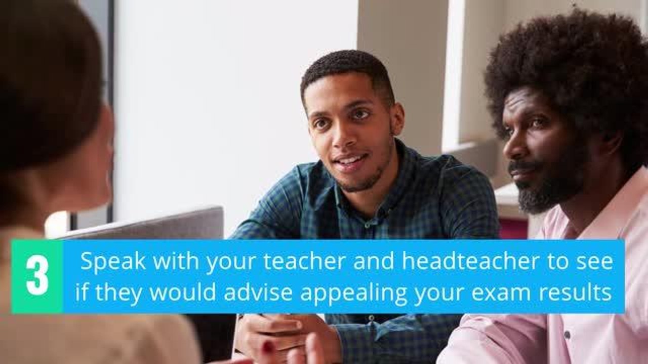 What to do if you don't get the grades you were expecting