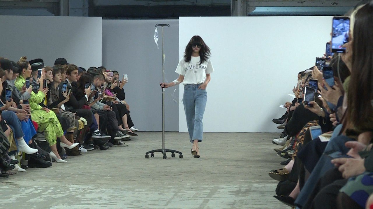 South Korean fashion designer debuts with his brand Kimhekim at Paris Fashion Week 2019