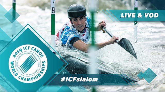 2019 ICF Canoe Slalom World Championships La Seu d'Urgell Spain / Slalom Heats Run 2 – C1m, K1w Pt1