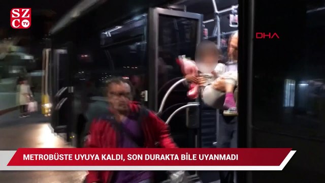 Metrobüste yürek burkan görüntü....