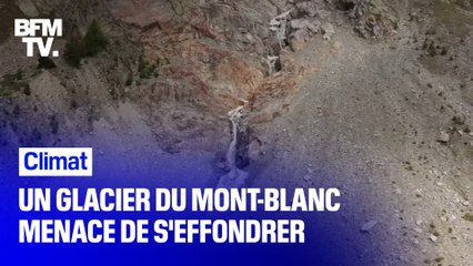 Un glacier du Mont-Blanc menace de s’effondrer côté italien