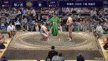 Kotonowaka vs Ikioi - Aki 2019, Juryo - Day 13