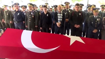 Beyin kanaması sonucu yaşamını yitiren başçavuş toprağa verildi